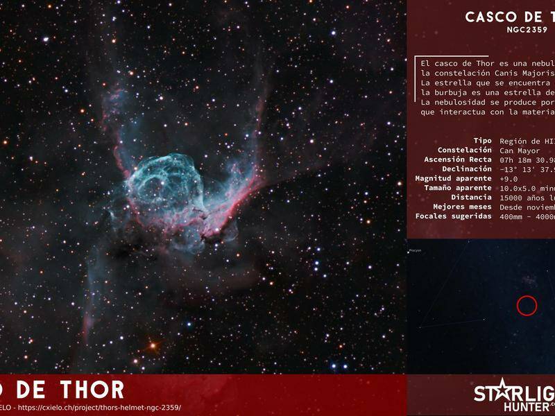 Thor's Helmet infography