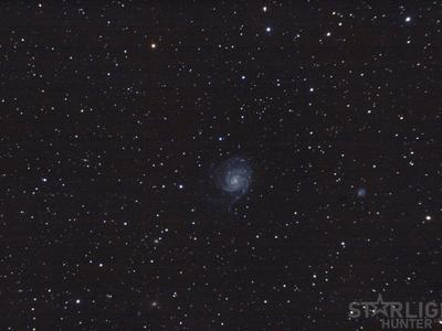 First test with Pinwheel Galaxy M101