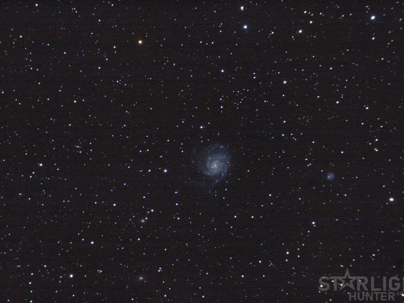 First test with Pinwheel Galaxy M101