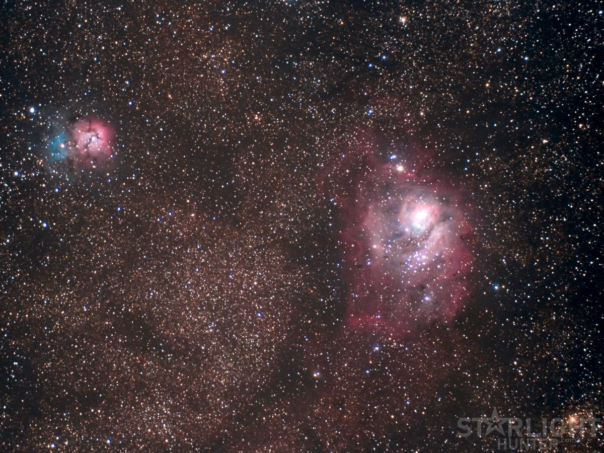 Nebulosas de la Laguna y Trífida