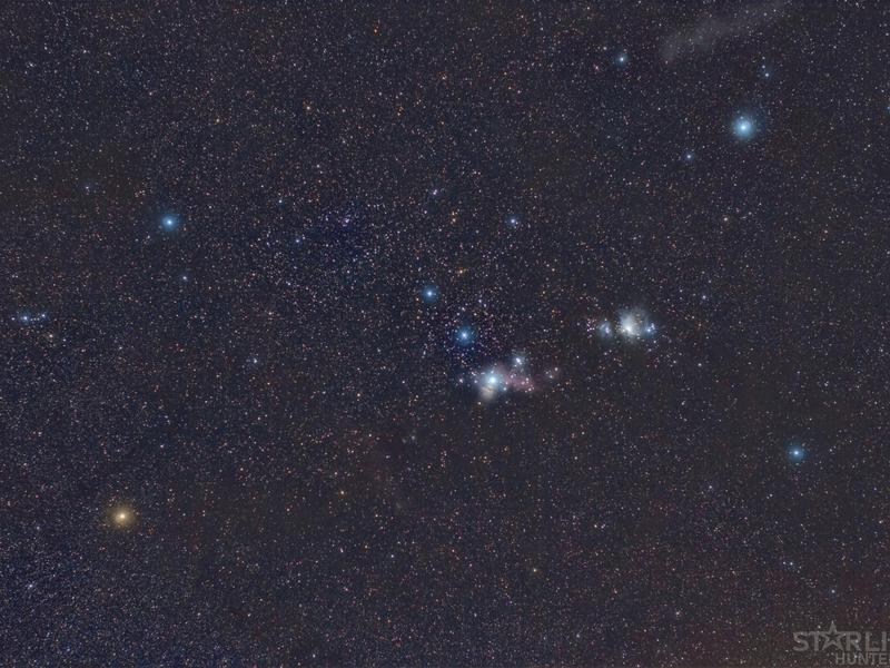 Orion constellation detail