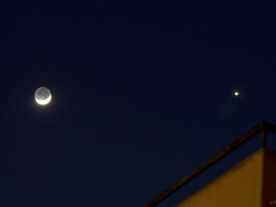 Venus and Moon conjunction