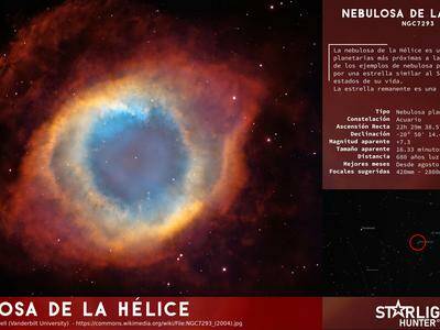 Infografía Nebulosa de la Hélice